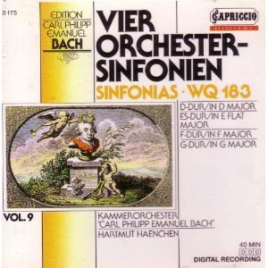 C.P.E. Bach/Sym Orch 1-4 W183@Haenchen/C.P.E. Bach Co